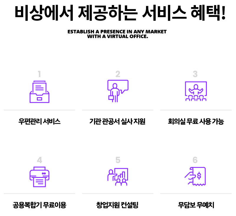 비상 서비스 혜택
