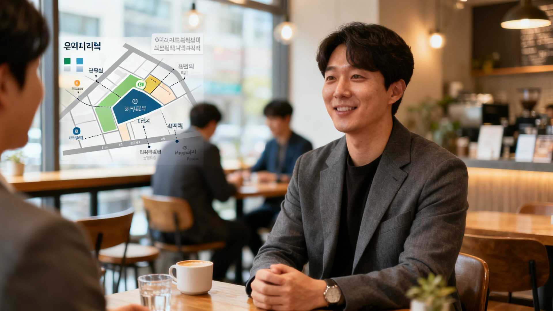 conceptual diagram of office demand differentiation in hongdae area