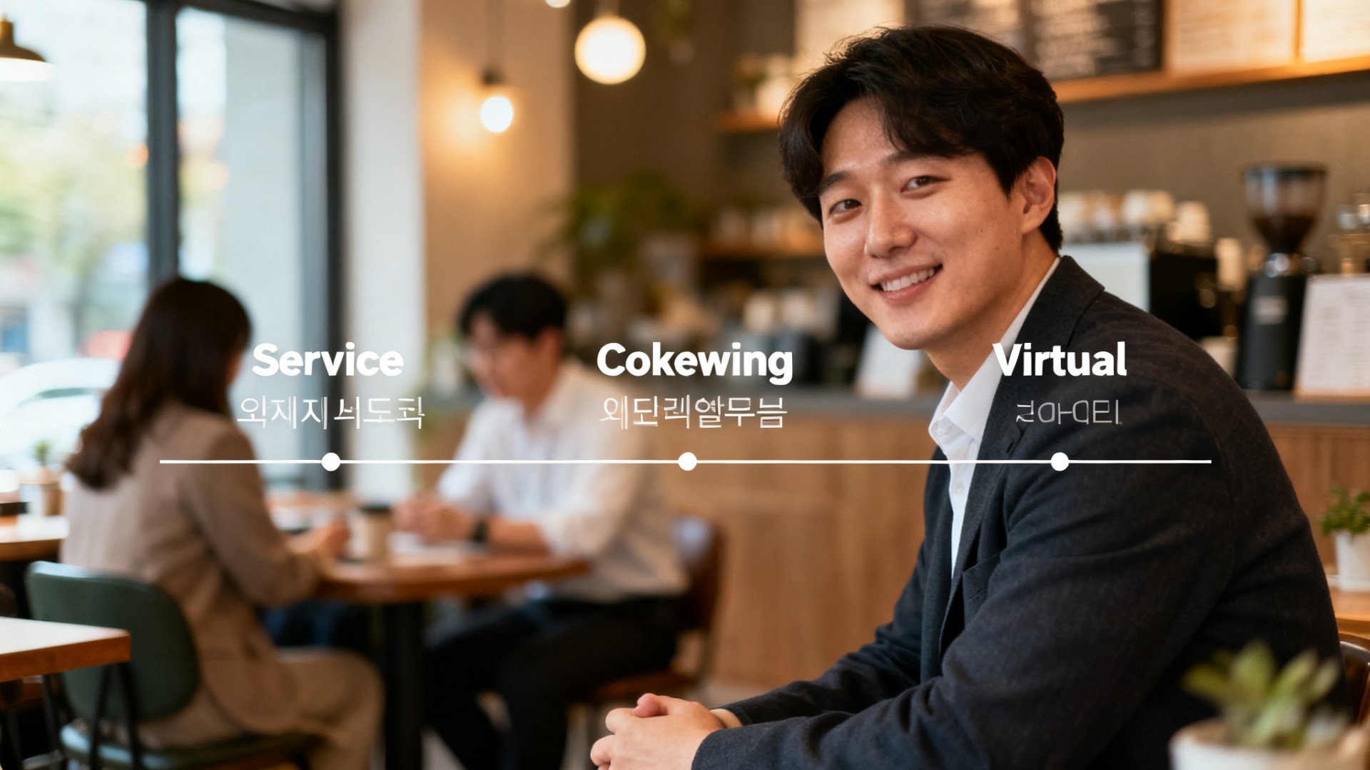 infographic of three flexible office types serviced coworking virtual