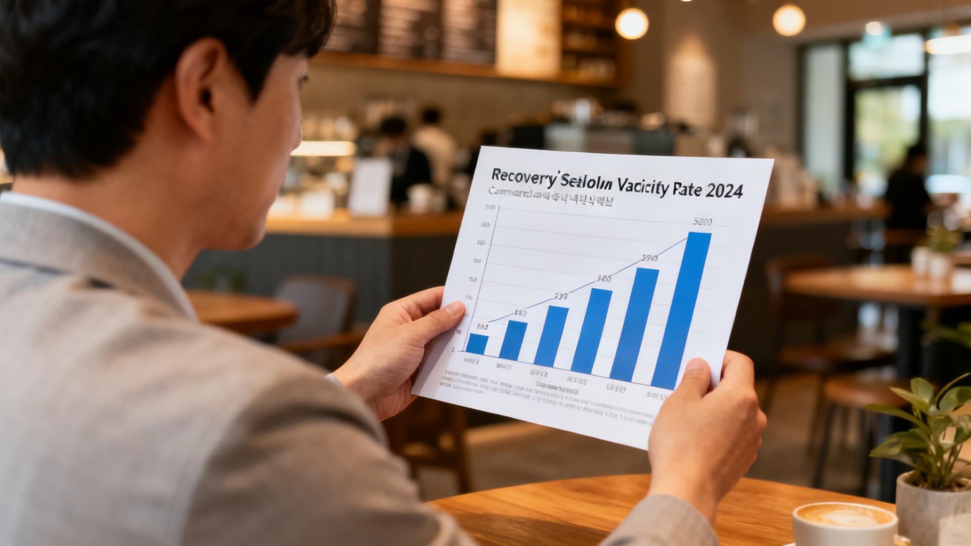 bar chart of seoul commercial vacancy rate recovery 2024